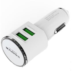 Xssive Duo Car Charger Adapter XSS-C29 - Wit