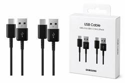 2-Pack Samsung EP-DG930 USB-A to Type-C Cable - 1.5m - Zwart