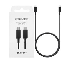 Samsung EP-DX310 3A Type-C to Type-C Cable - 1.8m - Zwart