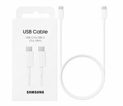 Samsung EP-DX310 3A Type-C to Type-C Cable - 1.8m - Wit