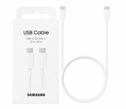 Samsung EP-DX310 3A Type-C to Type-C Cable - 1.8m - Wit