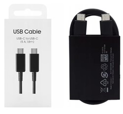 Samsung EP-DX510 5A Type-C to Type-C Cable - 1.8m - Zwart