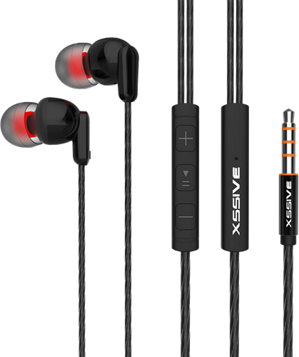 Xssive Stereo In-Ear Headphones 3.5mm XSS-EP21- Zwart