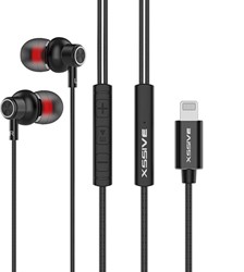 Xssive 8-Pin In-Ear Stereo Earphones for iPhone XSS-EP26B - Zwart