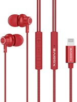 Xssive 8-Pin In-Ear Stereo Earphones for iPhone XSS-EP26R - Rood