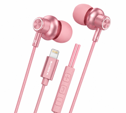 Xssive 8-Pin In-Ear Stereo Earphones for iPhone XSS-EP26P - Pink
