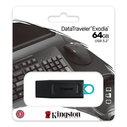 Kingston DataTraveler Exodia USB Stick - 64GB