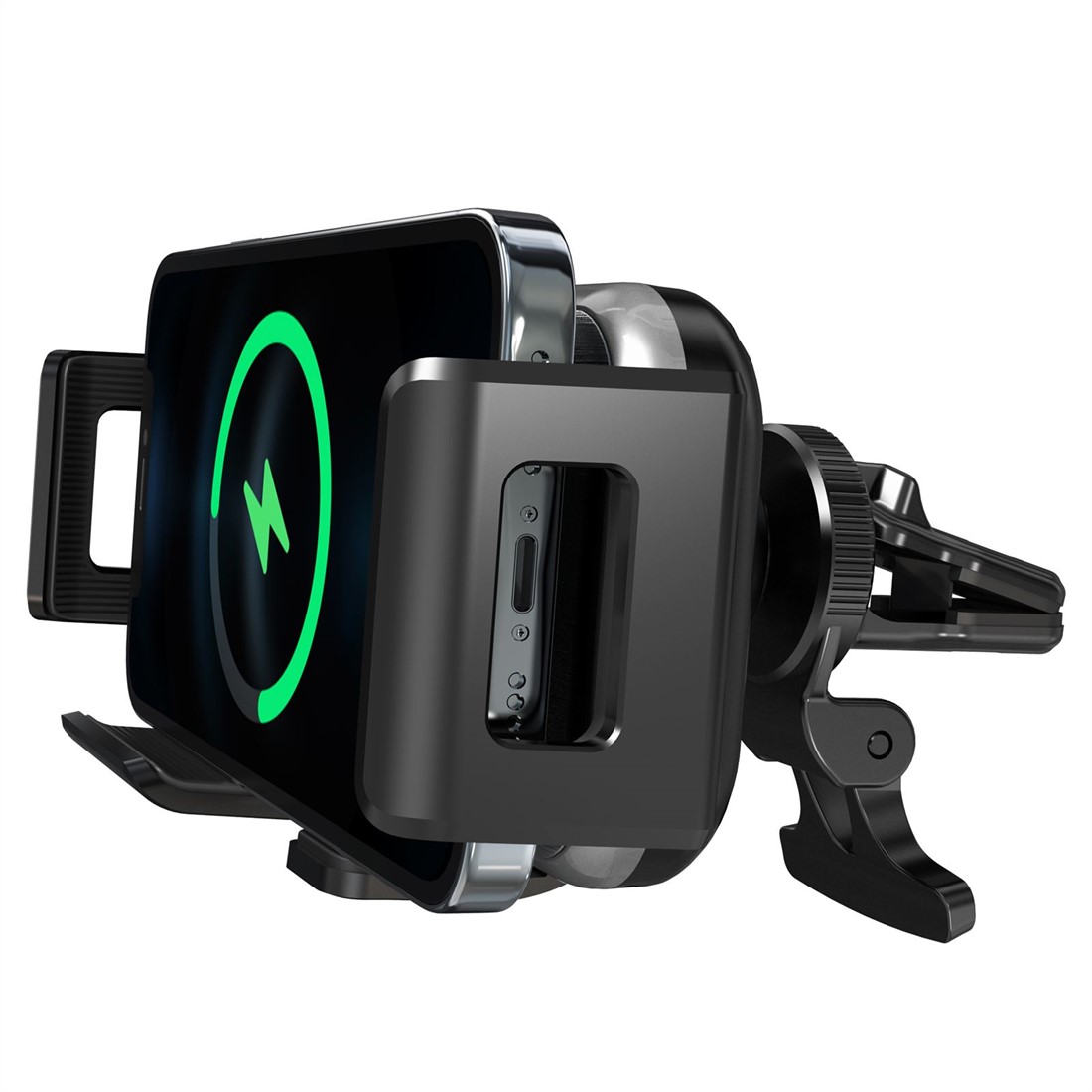 Xssive Auto Clamping Mount Holder with Wireless Charger 15W XSSCH103