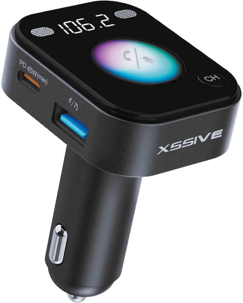 Xssive 45W Wireless FM Carkit+ Music Player XSS-FM16