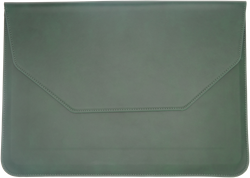 Xssive Laptop Sleeve 15 inch PU Leather - Groen