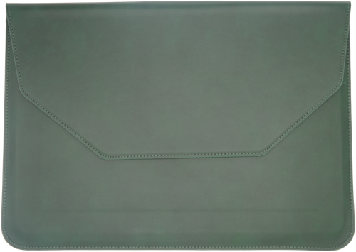 Xssive Laptop Sleeve 15 inch PU Leather - Groen