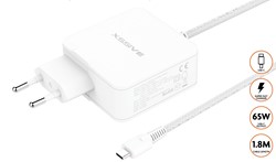 Xssive 65W GAN Super Fast Charging XSS-65W 1.8MB - White