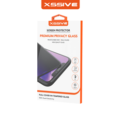 Xssive GoldLine Privacy Tempered Glass Galaxy S26 Plus - Zwart