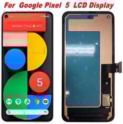 Google Pixel 5 - LCD Display no Frame ORG - Zwart