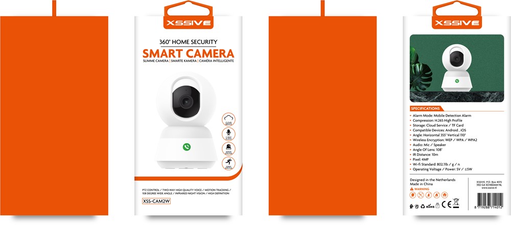 Xssive Smart WiFi Camera XSS-CAM2W - Wit-3