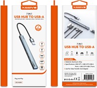 Xssive 7in1 USB Hub to USB-A XSS-HUB14-3