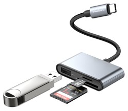 Xssive 3in1 USB-C Card Reader XSS-HUB20