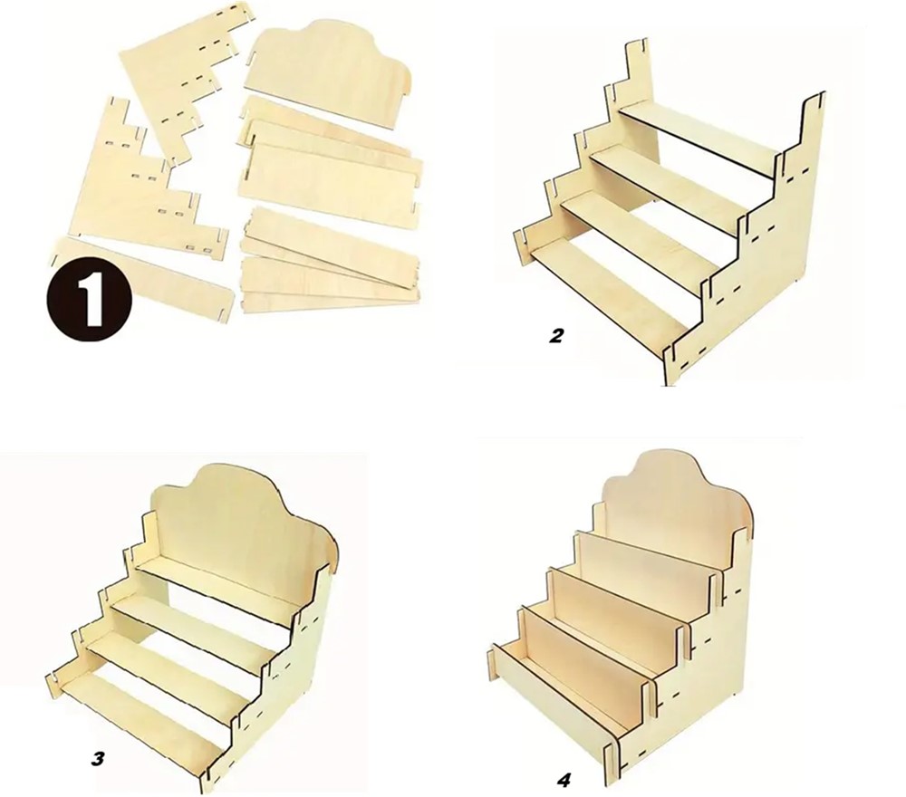 5-Layer Wooden Stand Holder-2