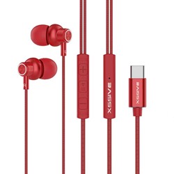 Xssive Stereo In-Ear Earphones Type-C XSS-EP25R - Rood