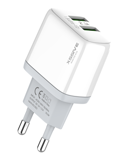 Xssive Duo USB Adapter XSS-AC54 - Wit