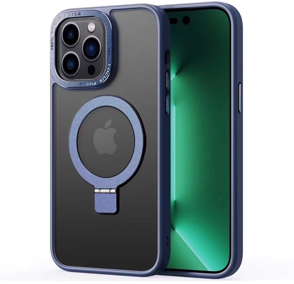 Xssive Back Case for Magsafe Round Stand iPhone 13 Pro - Blue