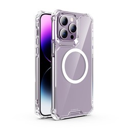 Xssive Anti Shock Back Case compatible for Magsafe iPhone 11 - Clear