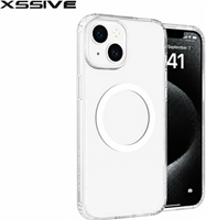 Xssive TPU Back Cover compatible with Magsafe iPhone 15 Plus - Clear
