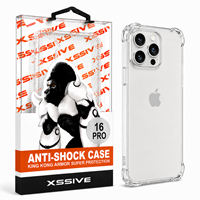 Xssive Anti Shock Back Cover iPhone 16 Pro - Clear