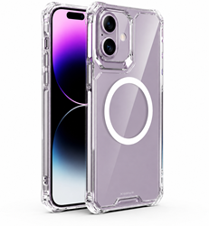Xssive Anti Shock Case voor Magsafe iPhone 17 - Clear