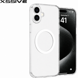 Xssive TPU Back Cover compatible with Magsafe iPhone 16 - Clear