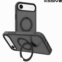 Xssive Back Case voor Magsafe Ronde Stand iPhone 17 Air - Zwart