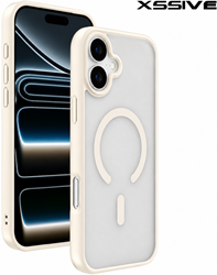 Xssive Back Case voor Magsafe iPhone 17 - Cream