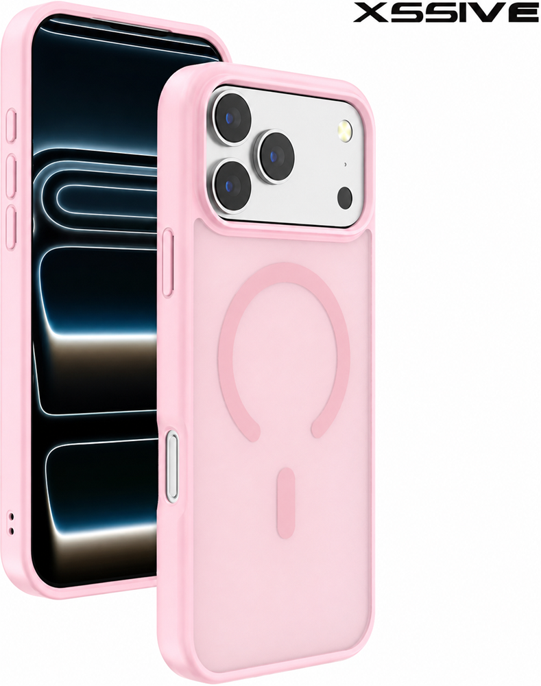 Xssive Back Case for Magsafe iPhone 17 Pro - Pink