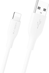 Xssive TPE Braided Serie USB to 8 Pin Cable 2m XSS-TPEBR2ML for iPhone - Wit