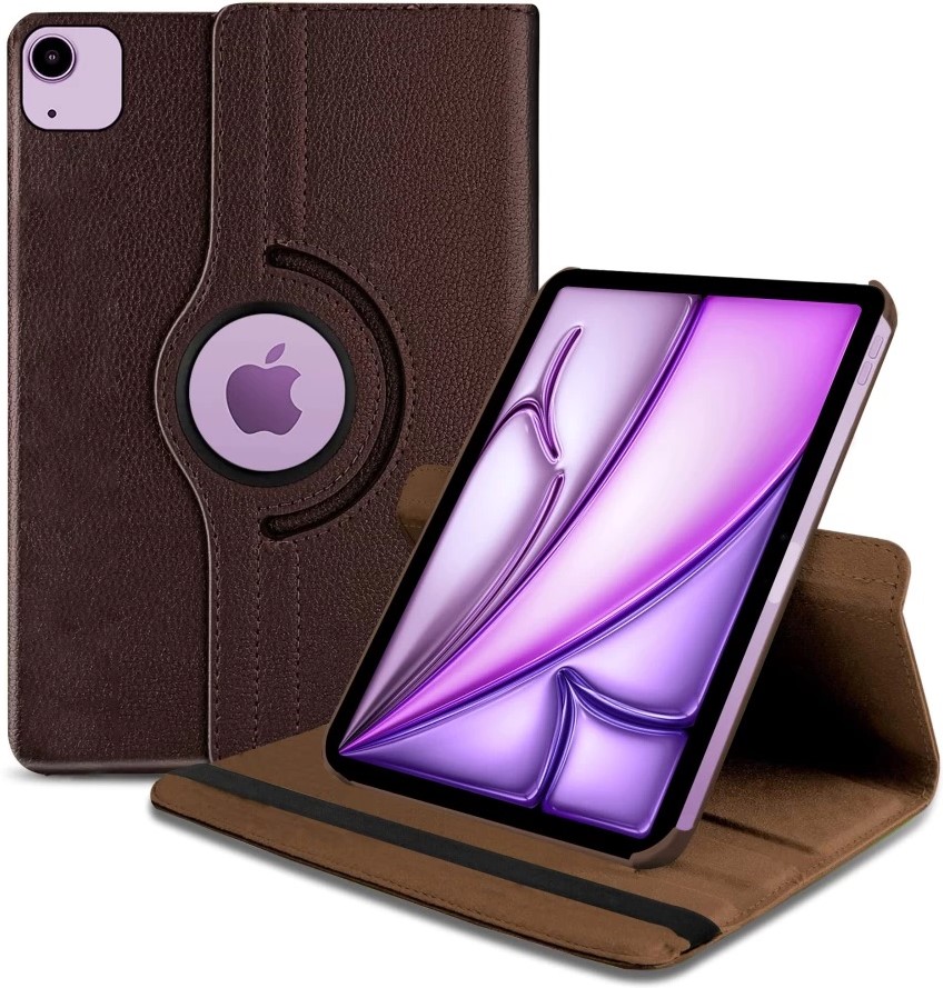 Tablet Hoes 360gr. draaibaar iPad Air13 2024/2025/2026 - Bruin