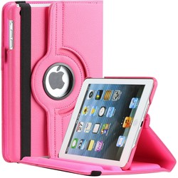 Rotatable Tablet Case Apple iPad Mini 2/3 - Hot Pink