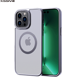 Xssive Back Case voor Magsafe iPhone 12 (Pro) - Grijs