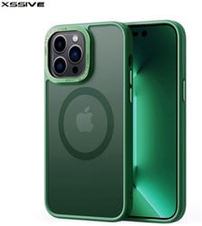 Xssive Back Case voor Magsafe iPhone 12/12 Pro - Groen