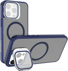 Xssive Back Case voor Magsafe with Lens Standard iPhone 12/12 Pro - Blauw