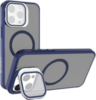 Xssive Back Case voor Magsafe with Lens Standard iPhone 16 Pro Max - Blauw