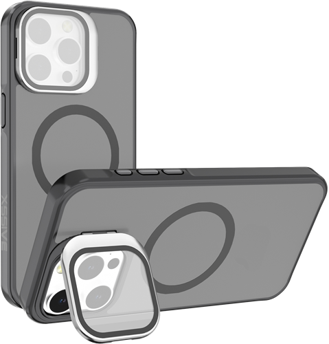 Xssive Back Case voor Magsafe with Lens Standard iPhone 13/14 - Grijs