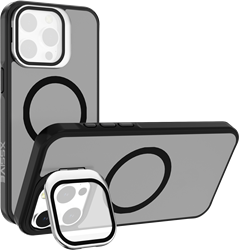 Xssive Back Case voor Magsafe with Lens Standard iPhone 12/12 Pro - Zwart