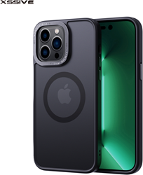 Xssive Back Case voor Magsafe iPhone 12/12 Pro - Zwart