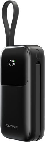 Xssive Fast Charging Powerbank incl. Cable 10000mAh XSS-PB37B - Zwart