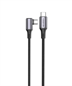 Xssive Braided 60W USB-C to USB-C Cable 1m XSS-BR1MCC 90°
