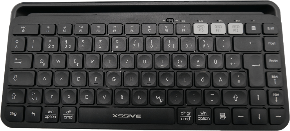 Xssive Bluetooth Wireless Keyboard Stand XSS-KB1 - QWERTZ-2