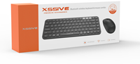 Xssive Bluetooth Wireless Keyboard & Mouse Combo QWERTY - XSS-KMSET3-3