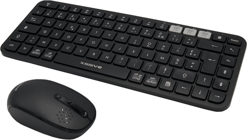 Xssive Bluetooth Wireless Keyboard & Mouse Combo AZERTY - XSS-KMSET3
