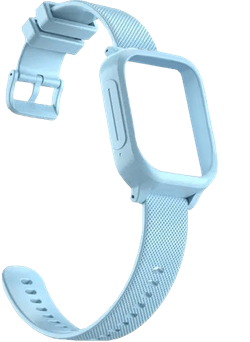 Siliconen Smart Watch Band with Case for XSS-KSW1 - Blue