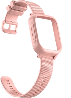 Siliconen Smart Watch Band with Case for XSS-KSW1 - Pink